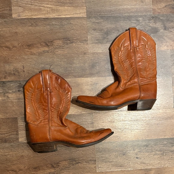 Capezio Western Style Tan Ankle Boots Estimated Size 7 - Picture 1 of 16